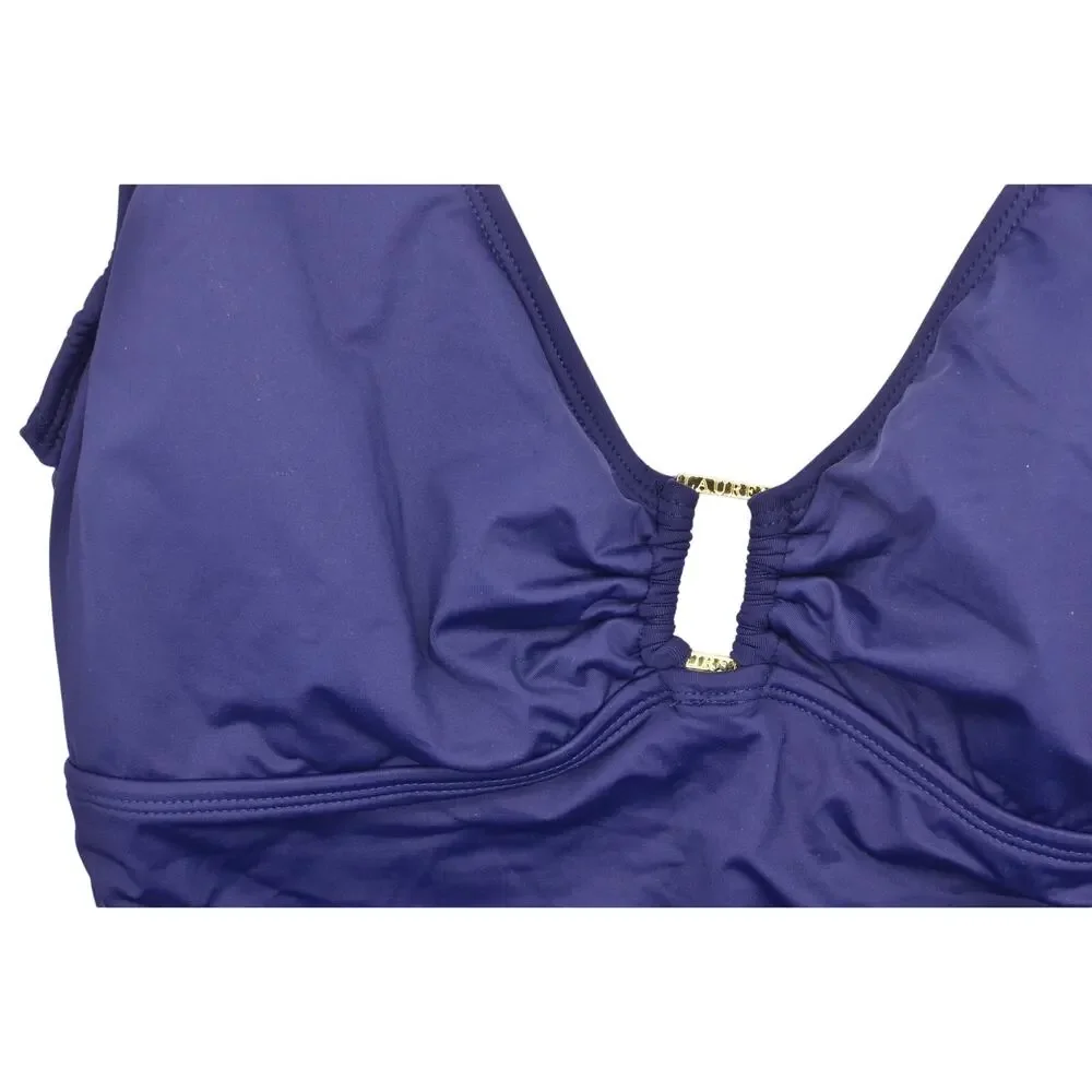 Lauren Ralph Lauren Ralph Lauren Ring Over The Shoulder One Piece Swimsuit